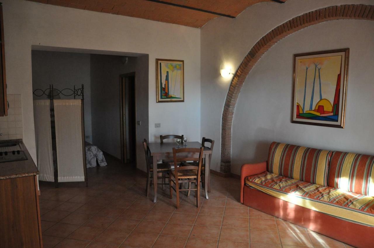 Monolocale Con Piscina S.Martino Apartment Riparbella Bagian luar foto